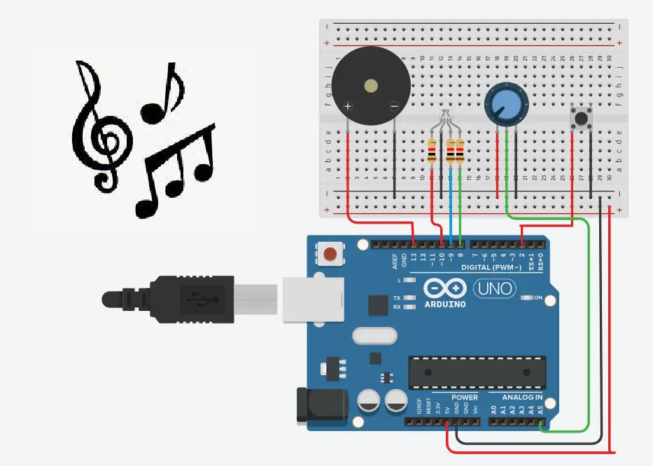 How to play fur elise in arduino uno ?
